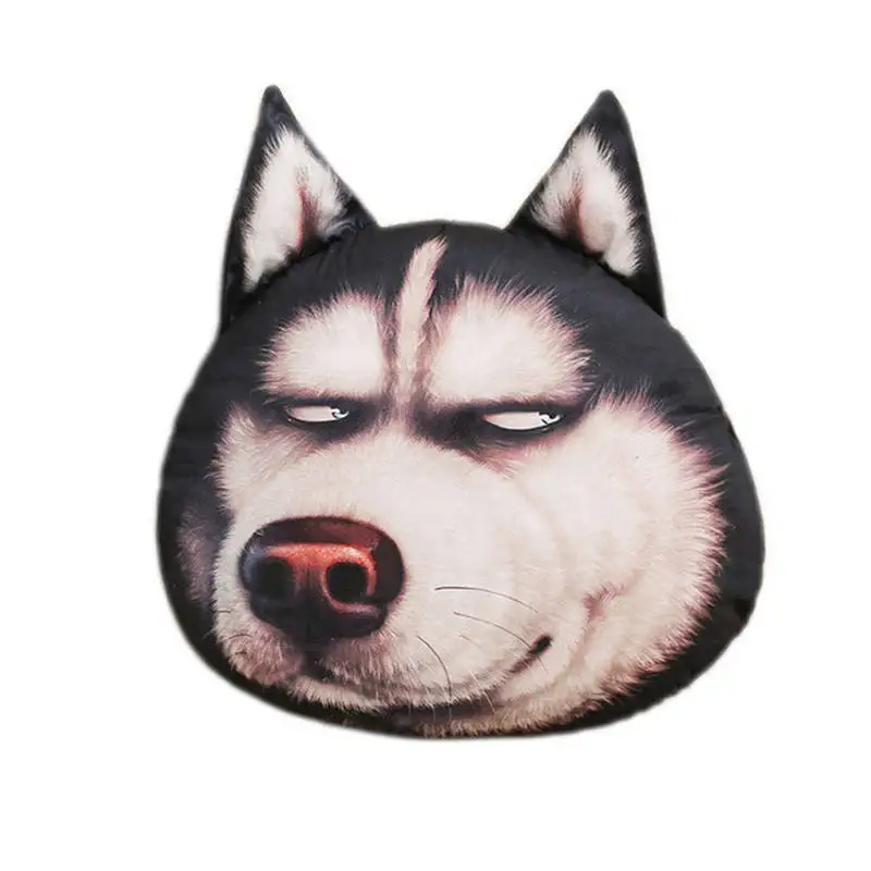 40cm Creative Plush Dog Pillow Toy Simulation Filled Husky Animal Plush Toy Creative Novelty Baby Accompanying Sleeping Children - Цвет: F