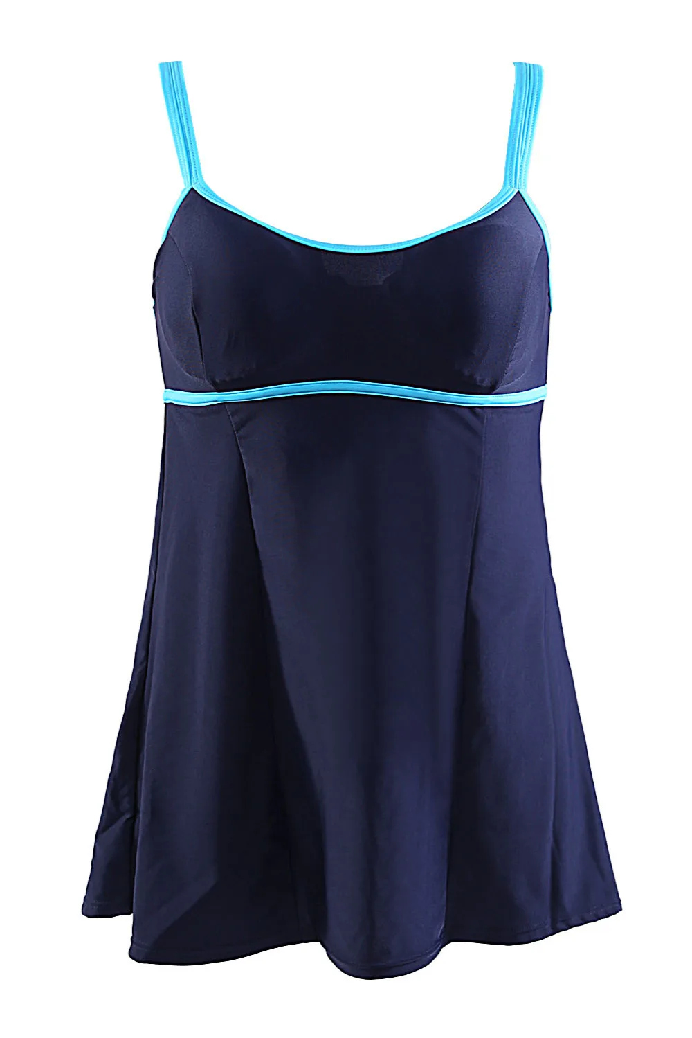 Stylish-Double-Shoulder-Straps-Navy-One-piece-Swimdress-LC41921-3-6