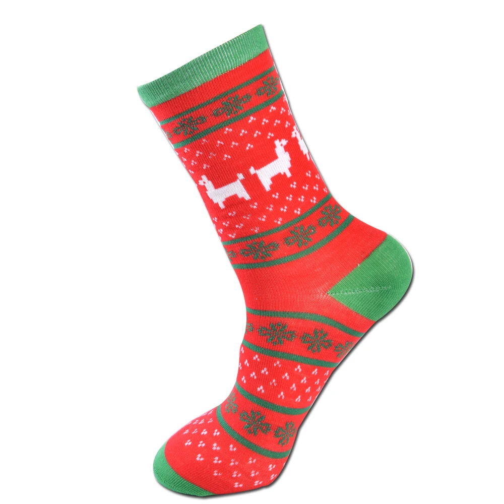 

DROZENO New Christmas ladies socks Little deer Christmas snowman with Christmas element and so on Happy Christmas socks