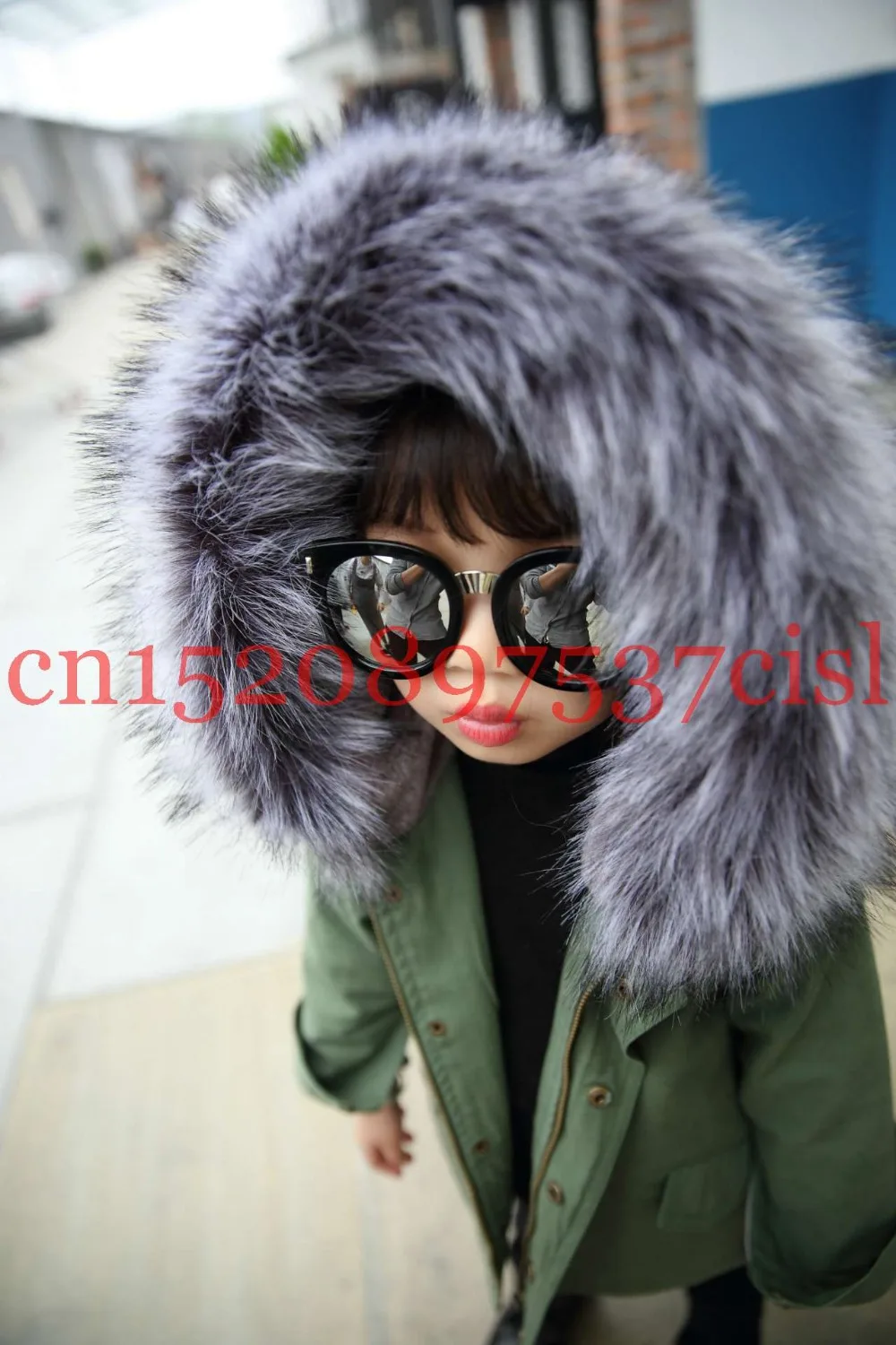 

Russia Girls Coats And Jackets Kids Artificial Fur Collar Thick Coat For Baby Girl Children Winter Outwear For Girls WUA89281