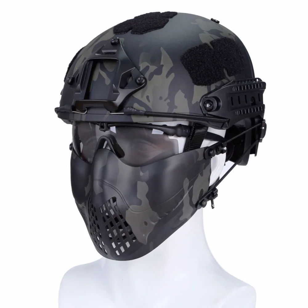 WoSporT тактический пейнтбол маска страйкбол маски Охота Стрельба CS военные игры пилот маска