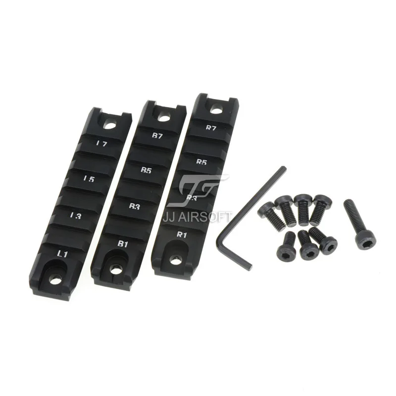 

JJ Airsoft G36C CNC Machined Picatinny Rail Set (3PCS) G36 Rail System