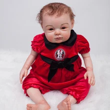 100% handmade Exquisite silicone baby-reborn dolls 20″ real newborn baby looking creative gift for kids lover parents bonecas