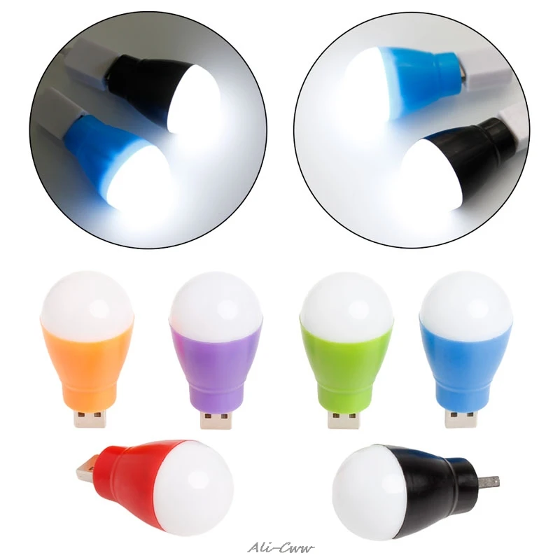 

Portable DC 5V 5W LED USB White Light Bulb Lamp For Laptop Computer Reading Drop Shipping