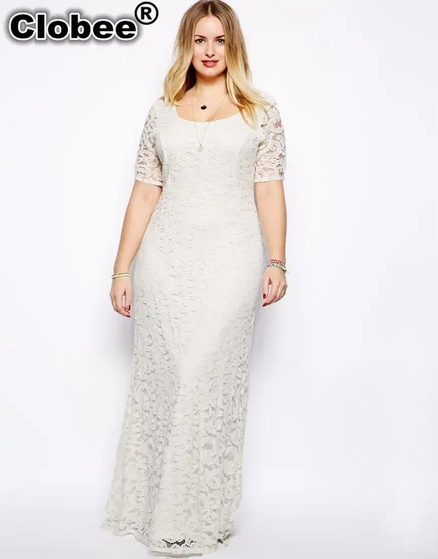 white dress big size