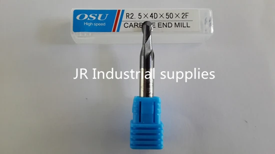 OSU R2.5*4D*50*2F HRC 45 carbide end mills 1pcs=1lot | Инструменты