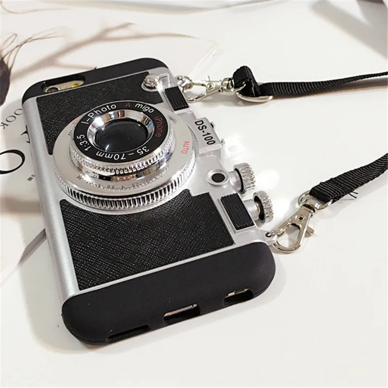 50pcs 2 in 1 Vintage 3D Camera Design Silicone