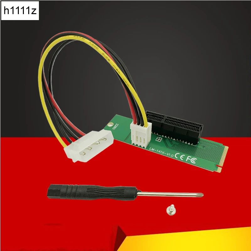 Новинка переходник карты NGFF M2 M.2 к PCI E 4x 1x со штекера на гнездо PCIE множитель для