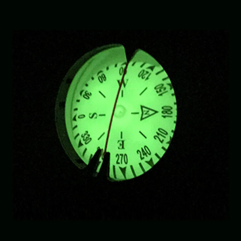 Mini Wristwatch Design Compass Lightweight Portable Waterproof Plastic for Swimming Diving Water Sports Accessory