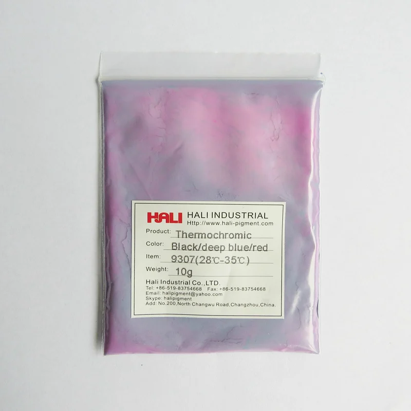 3 color changing thermochromic pigment 3 stage thermochromic powder hot active temperature sensitive pigment