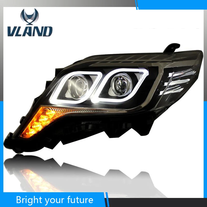 

Head Lamp for Toyota Prado 2013-2016 Headlight Front Lamp DRL LED Modify Custom