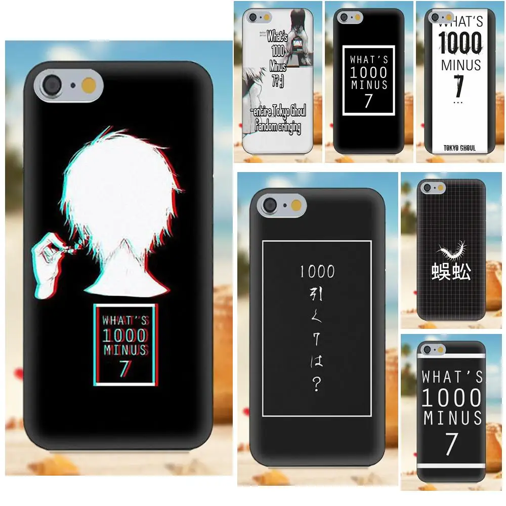 Oedmeb Мягкий мобильный What's 1000 минус 7 одежда с надписью Tokyo Ghoul для Samsung Galaxy A3 A5 A7 J1 J3