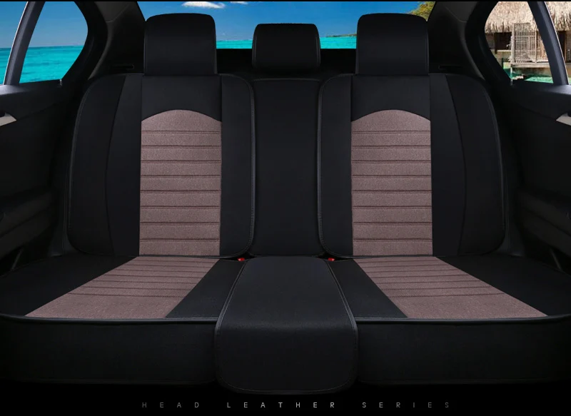 Универсальный Лен автомобиля чехлы на сиденья для Nissan pixo марта лист pulsar 350z 370z gt r juke dualis x trail Murano Pathfinder Примечание