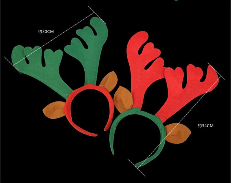 Прямые продажи, акция, ободки для волос с оленьими ушками, красный ободок для волос, детские украшения, вечерние праздничные украшения, Artesanias Adornos