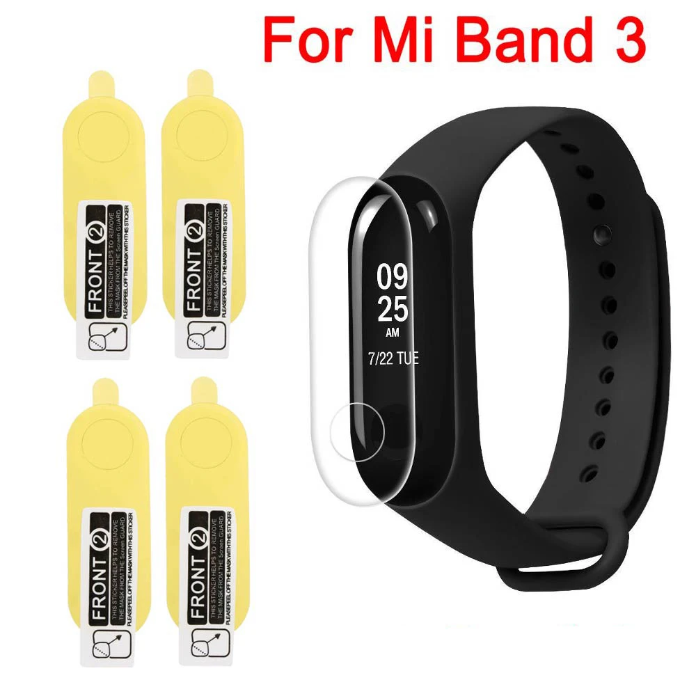 

Screen Protector for Xiaomi Mi Band 3 for Miband3 HD Ultra Thin Anti-scratch Film Soft film Mi band 3 Full Screen cover