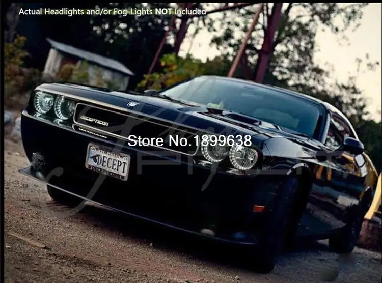 Для Dodge Challenger 2008- Красный светодиодный фонарь Halo Angel Demon Eyes Kit angel eyes