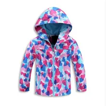 Nouvelle 2017 Printemps Enfants Survêtement Manteaux Sport Casual Enfants Marque Conception Vestes Double-deck Étanche Coupe-Vent Filles Vestes