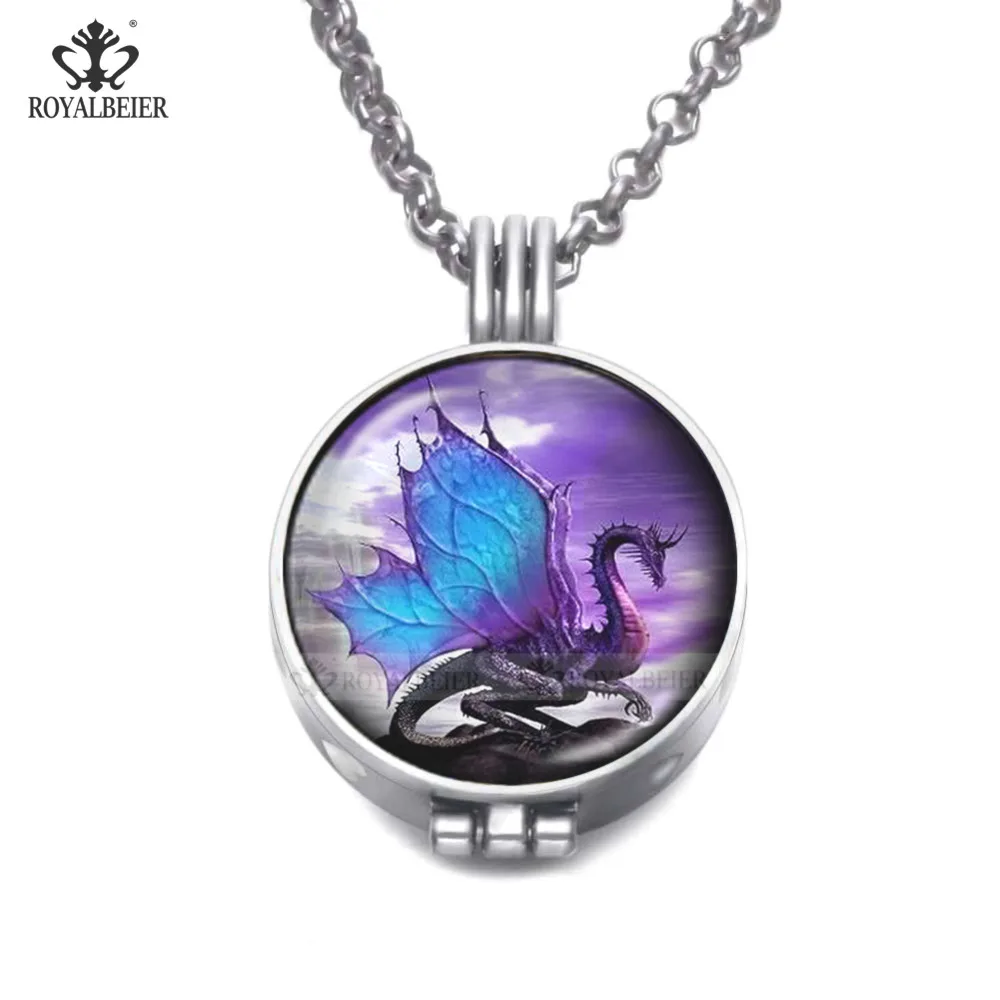 

Hot Pendant Aromatherapy Essential Oil Diffuser Necklace Stainless Steel Glass Charms Chain 62cm For Man&Women 4 pcs Pads