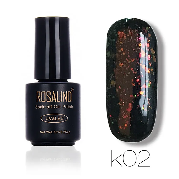 ROSALIND гель 1S 7 мл Блестящий Galaxy Гель-лак для ногтей полуперманентный Блеск Гель-лак УФ-замочить от необходимости УФ светодиодная лампа лак для ногтей - Цвет: RAK02