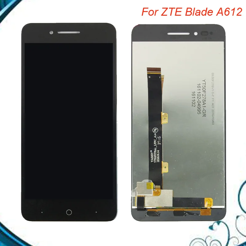 

5" inch For ZTE Blade A612 LCD Display+Touch Screen LCD Digitizer Glass Panel Replacement Free Shipping IN Stock