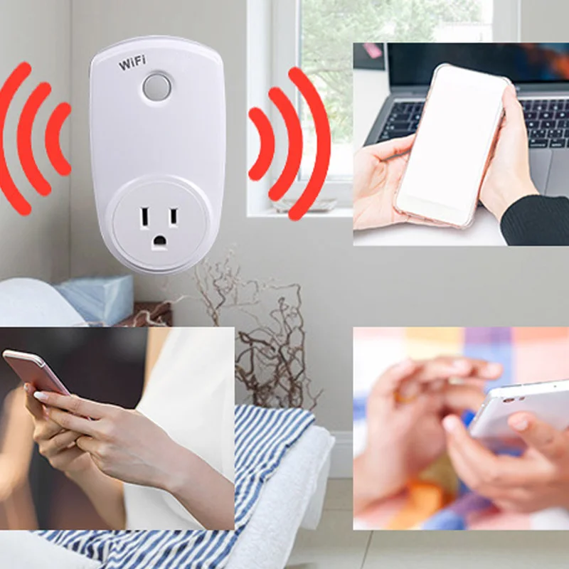 Умная розетка с WIFI управлением таймер для домашней стены Прямая