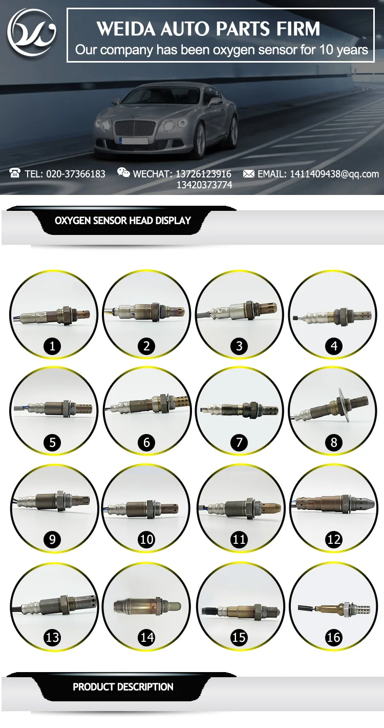 Sensores de Oxigênio para 1998-eop Suzuki Jimny Sonda Lambda 18213-65d30 1.3 Dox-0354 2 oxigênio sonda lambda DOX-0354 18213-65d30
