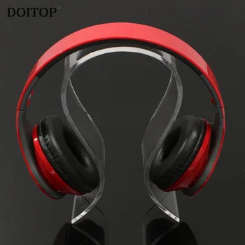 DOITOP Transparent Plexiglass U Shape Headphone Stand Headset Holder Earpiece Earband Hanger Rack Earphone Desk Display Holder