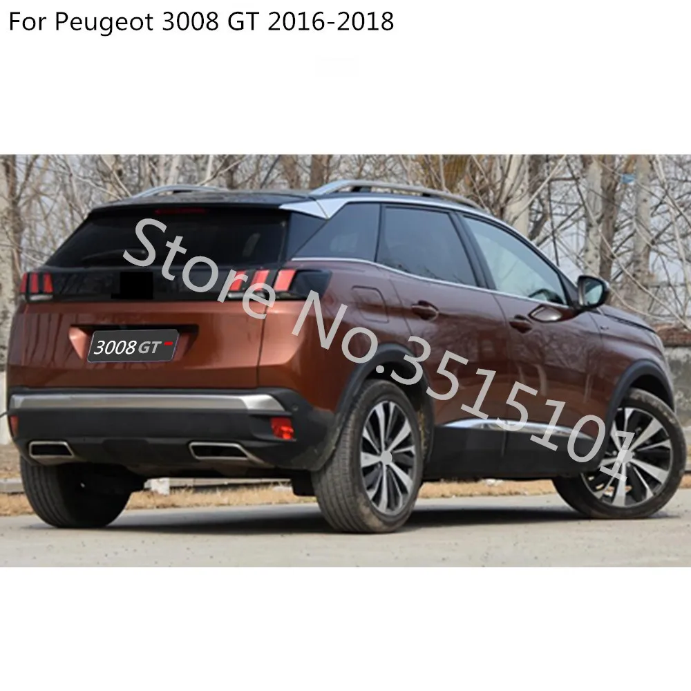 Защитная полоса для боковой двери автомобиля из нержавеющей стали 4 шт. Peugeot 3008 GT