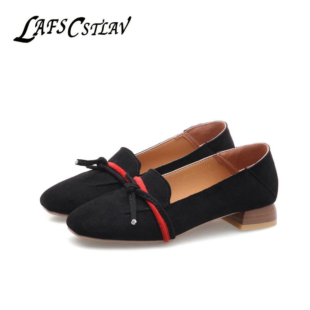 LAFS CSTLAV Soft Comfortable Low Heel Pumps Shoes Comfortable Casual