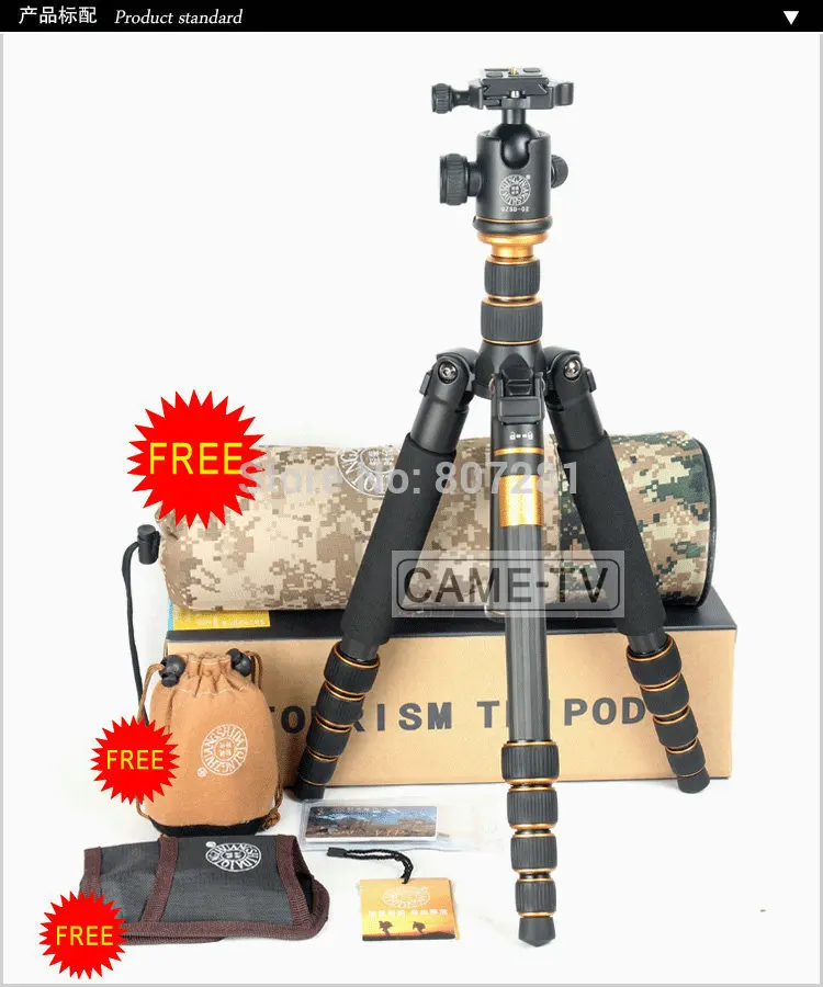 

Multifunction Carbon Fiber Tripod Monopod Macro Photography