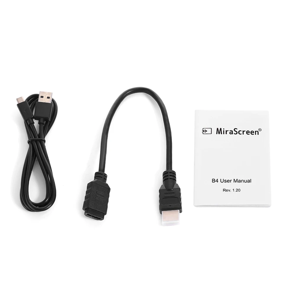 Mirascreen B4 Беспроводной HDMI Dongle AM8252B Процессор 2 4 ГГц Wi Fi Full 1080 P 128 МБ Оперативная