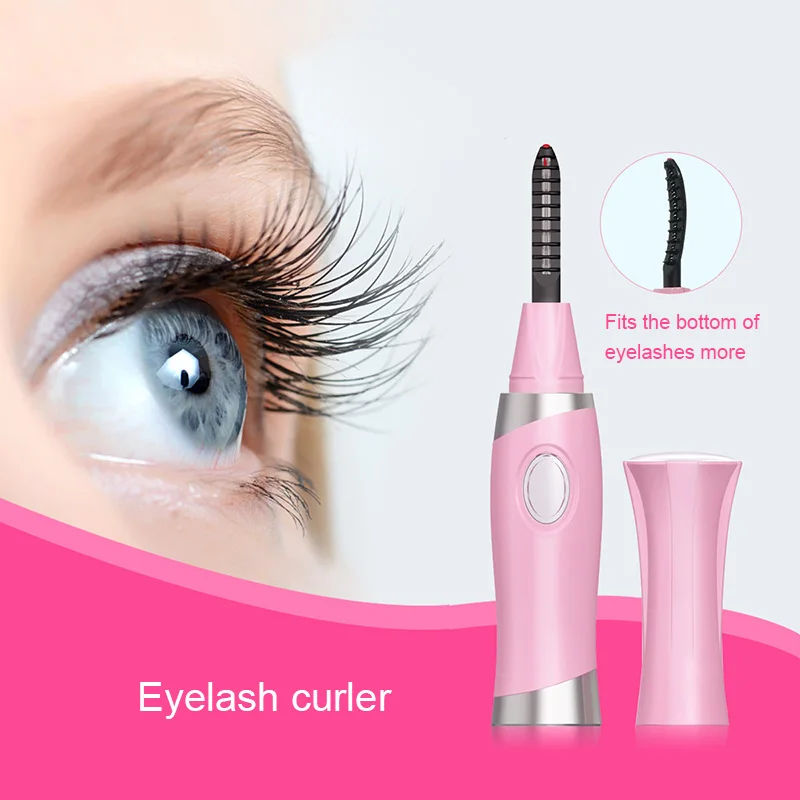 

High Quality Portable Pen Style Electric Heated Makeup Eye Lashes Long Lasting Eyelash Curler Beauty Tools