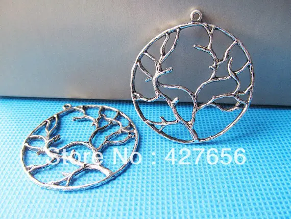 

Antique bronze/Antique Silver tone Hollow out Large Filigree Tree of Life Connector Pendant Charm/Finding,DIY Accessory