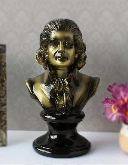 

Composer Home Ornament Personage adornment musician Mozart Furnishings Art Material Ludwig van Beethoven Home sculpture statue