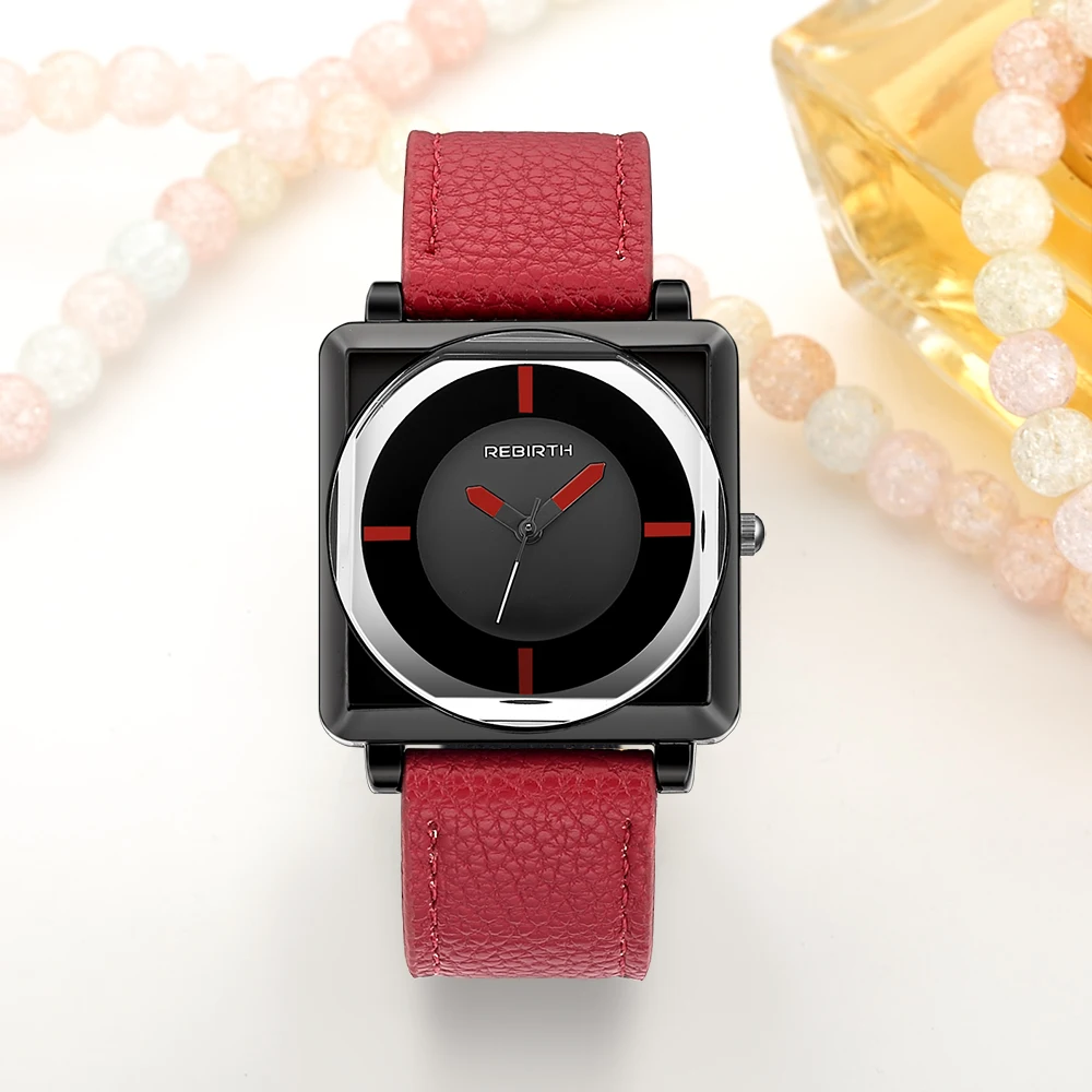 

Top Brand Square Women Watches Bracelet Contracted Leather Crystal WristWatches Women Dress Ladies Quartz Clock 2019 Dropshiping