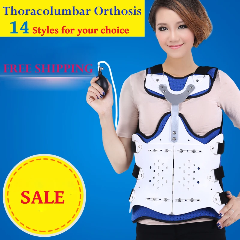 Medical Thoracolumbar Orthosis Adjustable Spine Lumbar Support Thoracic After Fracture Fixation Waist Brace Compression Fracture