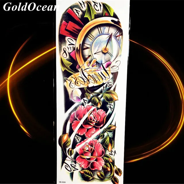 155 23 De Réductiontriste Christ Nonne Fille Soeur Temporaire Tatouage Ange Noir Aile Tatouage Autocollants Femmes Corps Art Dessin Plein Bras