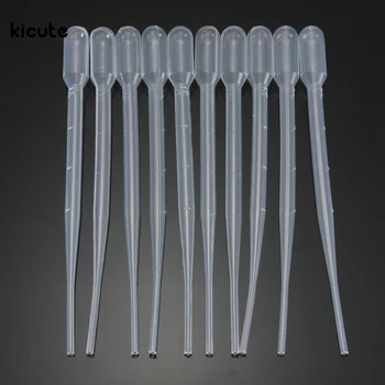 

10Pcs/lot 2ml Clear Plastic Eye Dropper Set Liquid Transfer Graduated Pipettes for Laboratory Experiment Medical Microbiology