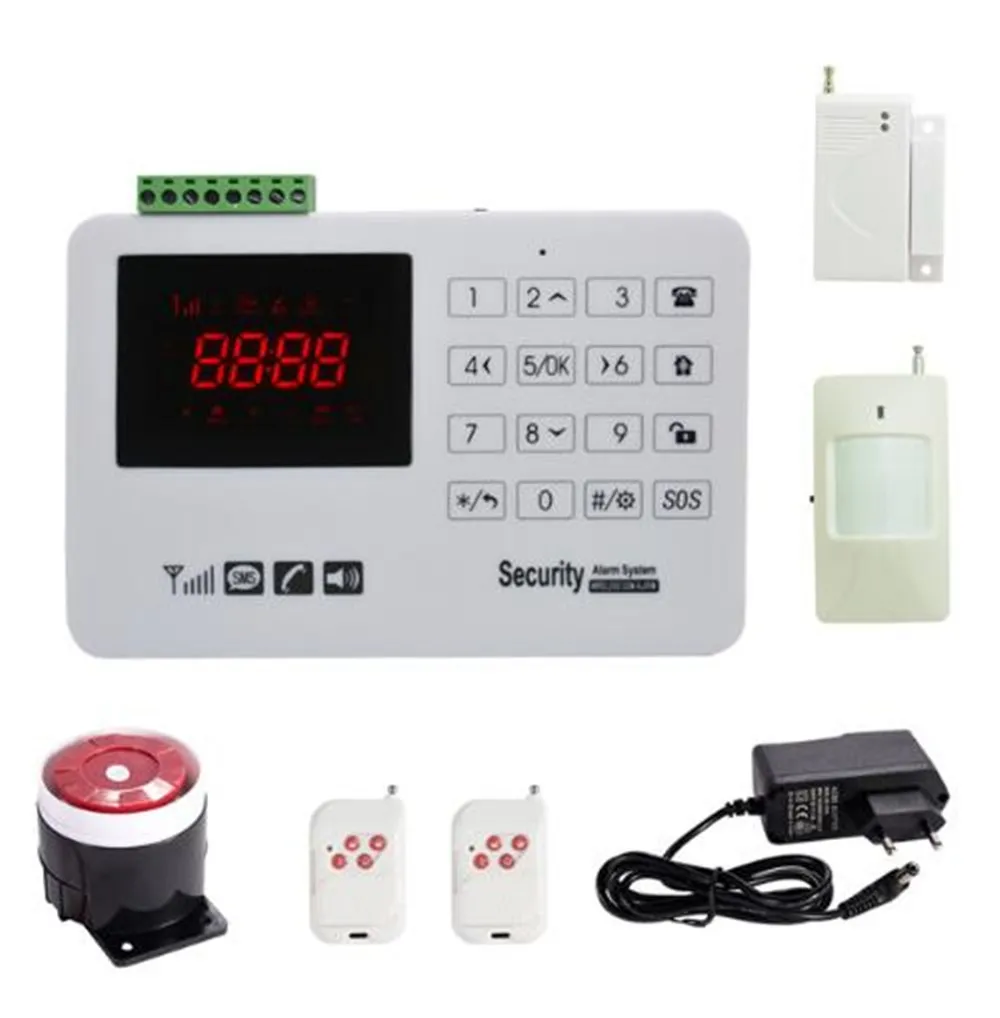 Multi-Langauge Keyboard Control GSM Alarm System | Безопасность и защита
