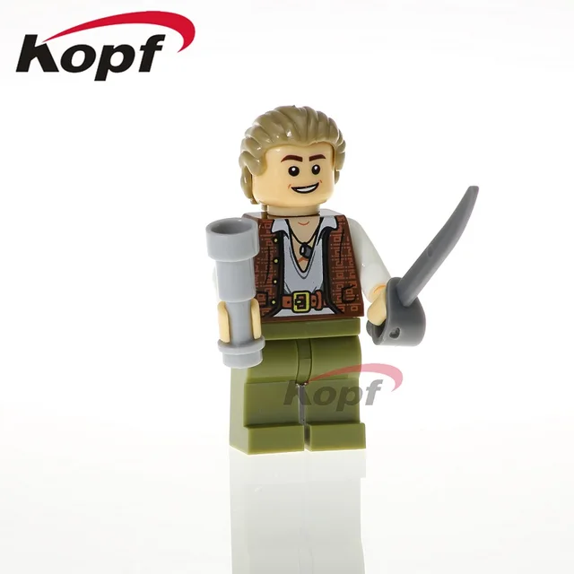 Best Price Building Blocks Single Sale Pirates of the Caribbean Henry Hector Barbossa Ghost Zombie Captain Bricks Children Toys Gift XH 616