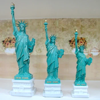 

Statue Of Liberty Replica Model Resin Statue New York, USA World Famous Landmark Architecture Home Decoration Accessories