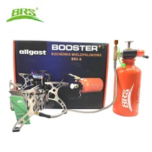 Brs fogão a gás a óleo portátil ao ar livre fogão de cozinha multi fogões combustível acampamento fogão para mochila caminhadas piquenique brs-8