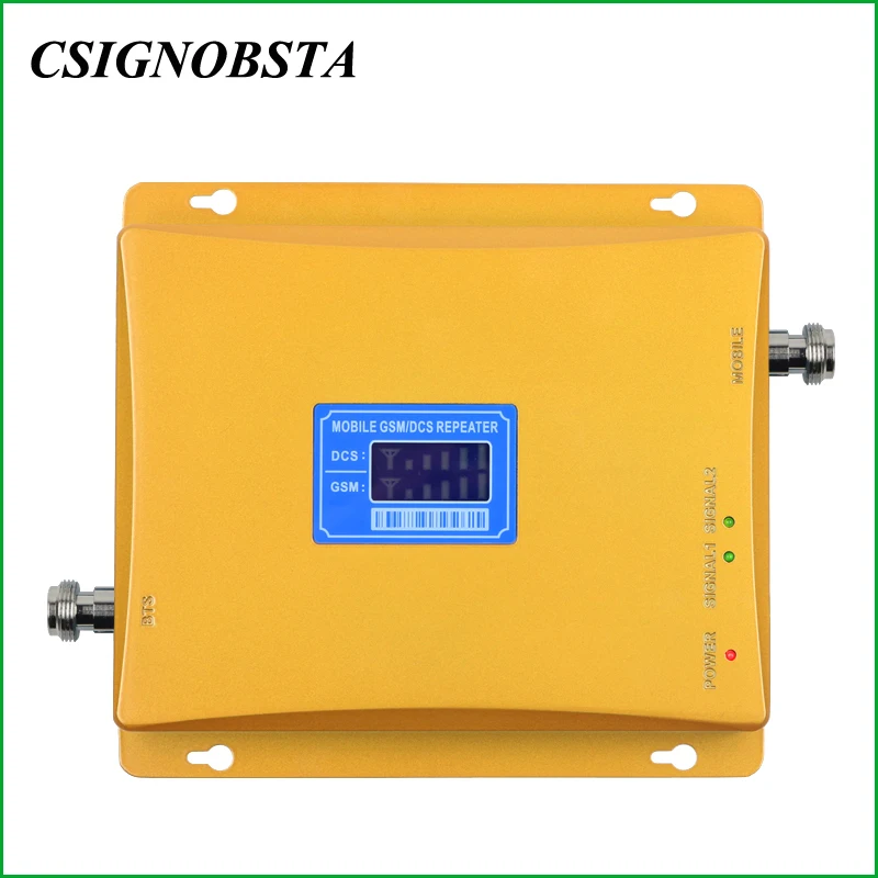 Новый ЖК дисплей двухдиапазонный GSM 900 DCS 1800 МГц усилитель мобильного сигнала 65 дБ