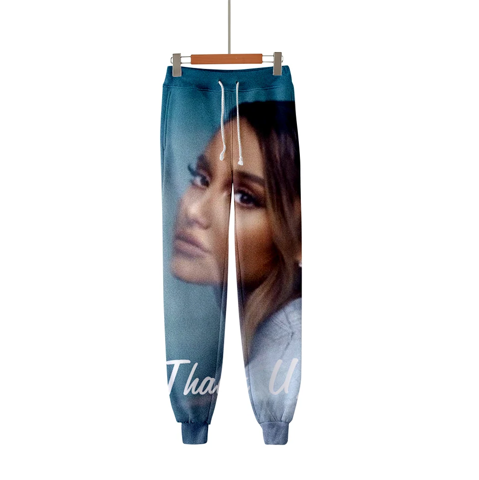 

3D Ariana Grande Thank U Next Popular Pants Women/Men Clohtes 2019 Sweatpants JoggerPants Design Hip Hop Popular Kawaii