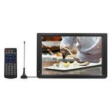 D12 портативный мультимедийный плеер 11,6 дюймов D tv A tv fm-радио ТВ приемник с динамиками HD VGA вход AV в выход слот для sd-карты