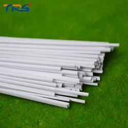 100 шт. 1,5 мм полукруглый элемент пластиковый стержень ABS stick JYG-1.5 50 см длина