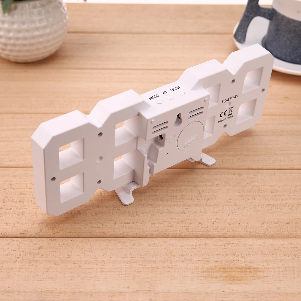 Beste Moderne Wandklok Digitale LED Tafel Klok Horloges 24 of 12 Uur Display mechanisme Alarm Snooze Desk klok Muur klok