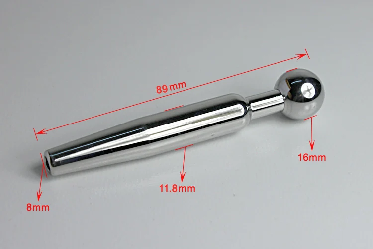 100 Stainless Steel Penis Plug Urethral Catheter Sounds Hollow Tube