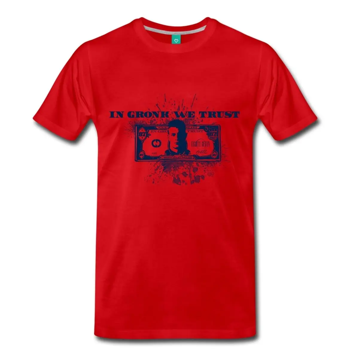 Rob Gronkowski In Gronk We Trust Men's T Shirt 100% Cotton Straight O Neck Short Sleeve Fashion 