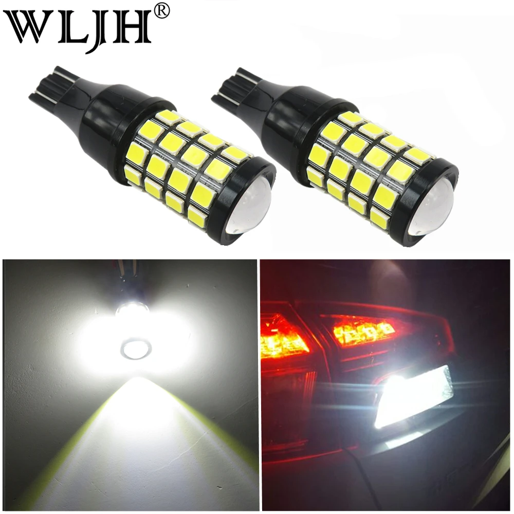 WLJH 2x Canbus 1000lm T15 W16W светодиодный светильник лампа заднего хода маркер сигнала